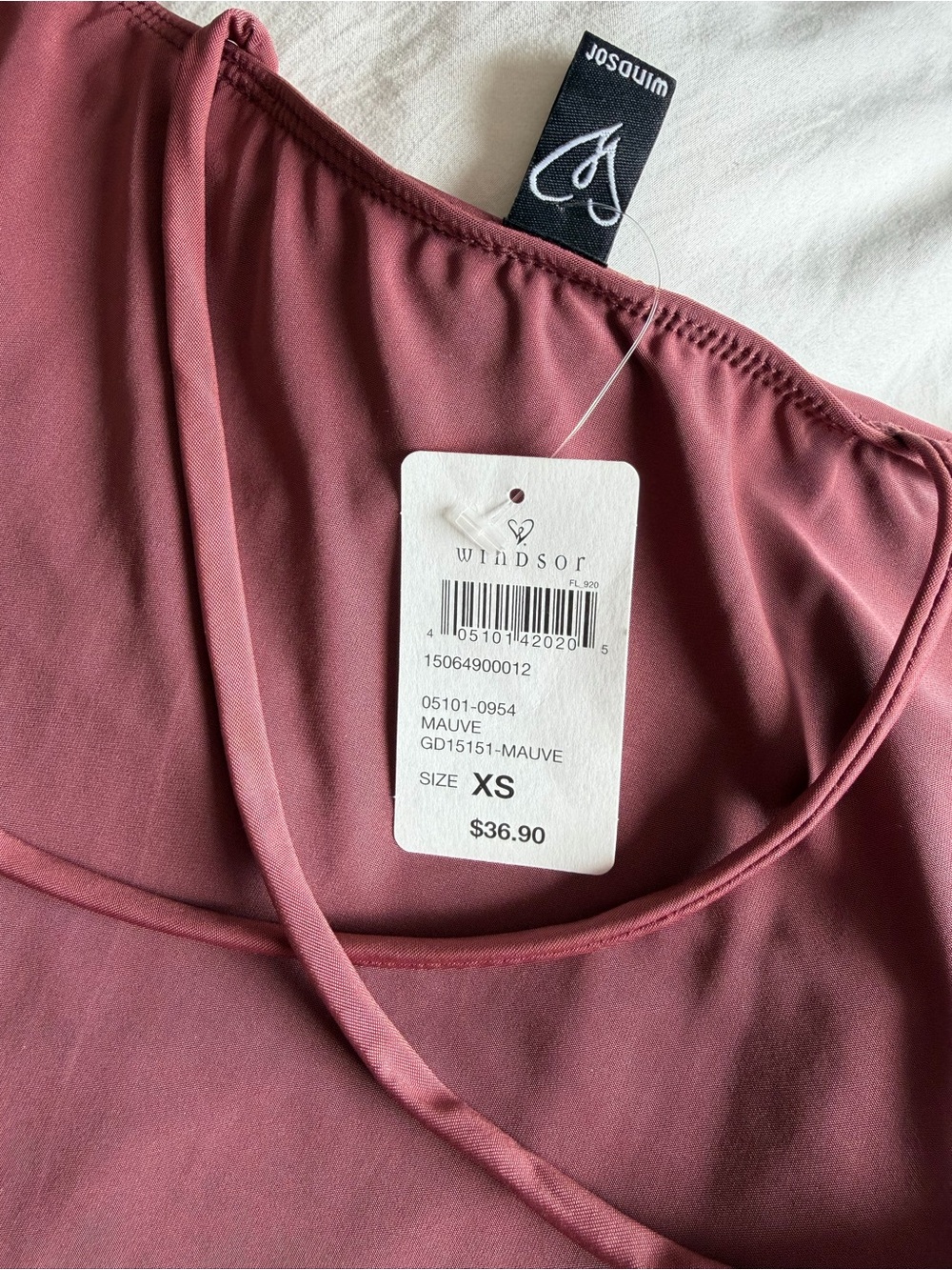 Windsor Mauve Spaghetti Strap Midi Dress